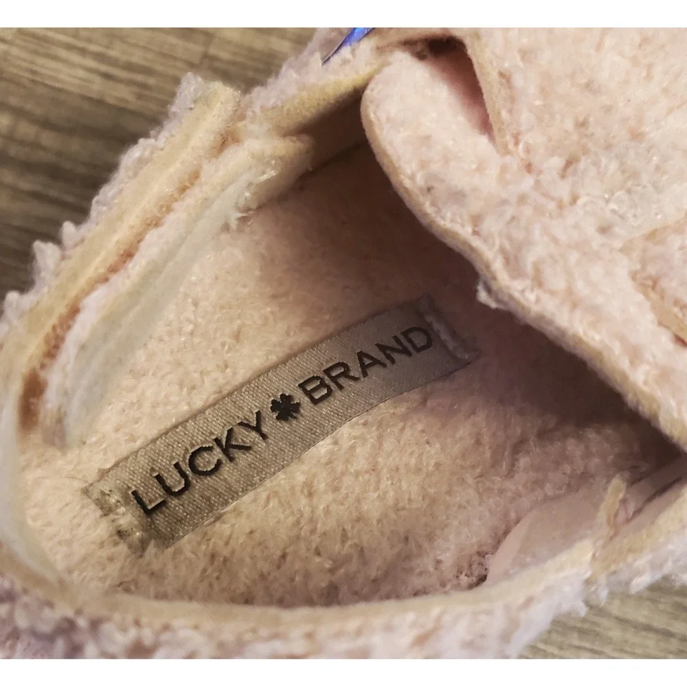Lucky Brand Sherpa Clogs Toddler Size‎ 10 Pink